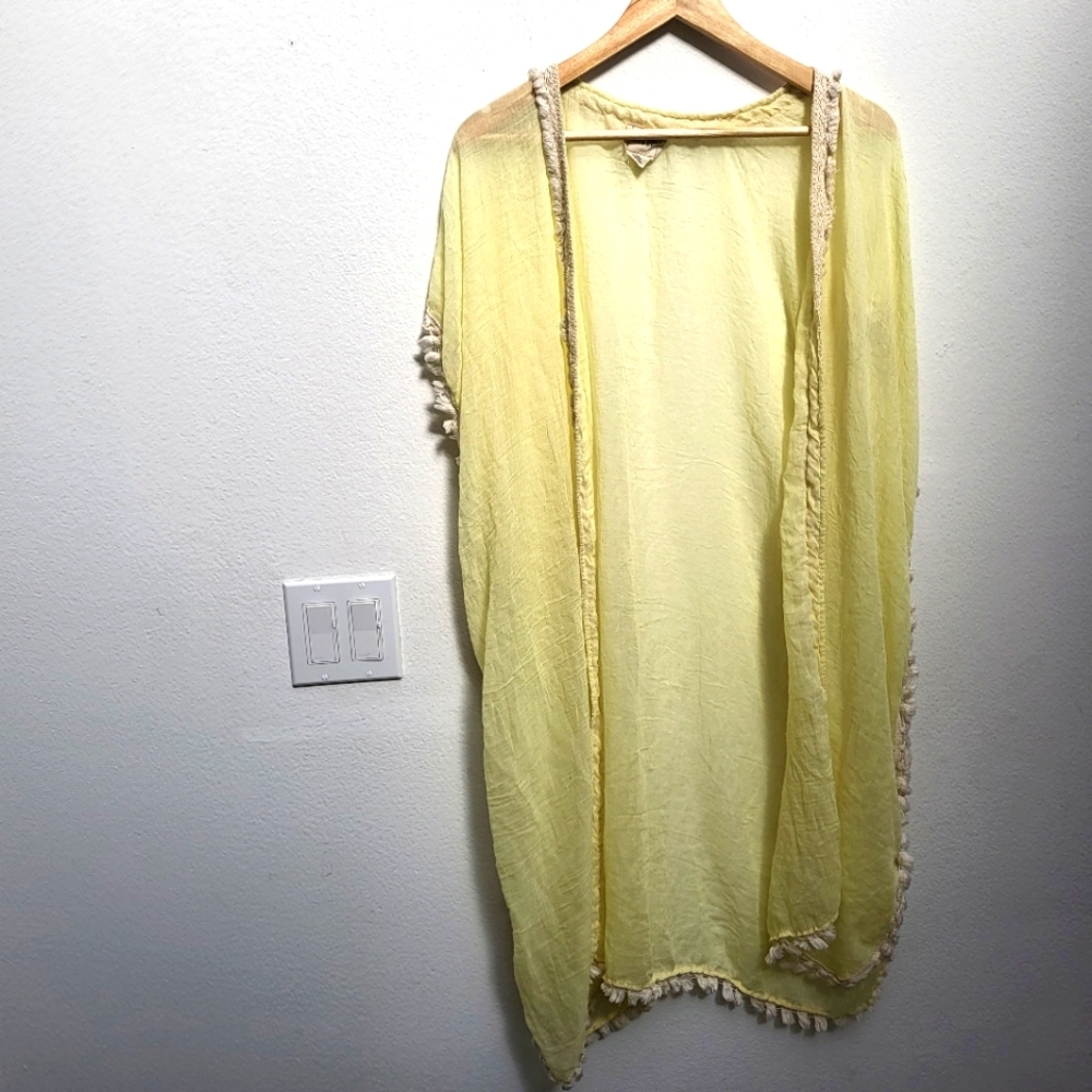 Kimono Yellow Sheer Sand & Spirit